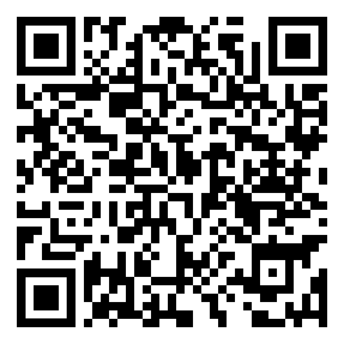 A black and white qr code on a white background.