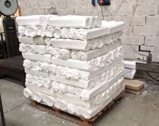 Recycled polystyrene packaging