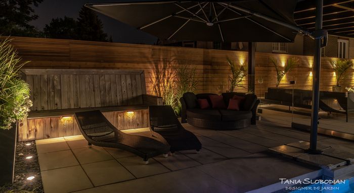 Réalisation éclairage d'ambiance aménagement paysager 8