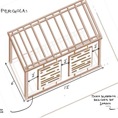 Tania Slobodian Designer de jardin élévation de construction 8 aménagement paysager