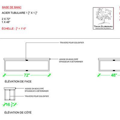 Tania Slobodian Designer de jardin élévation de construction 7 aménagement paysager