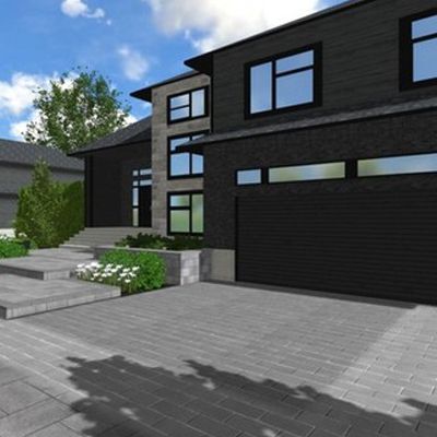 Tania Slobodian Designer de jardin conception de plan paysager d'ambiance 3D 2 aménagement paysager