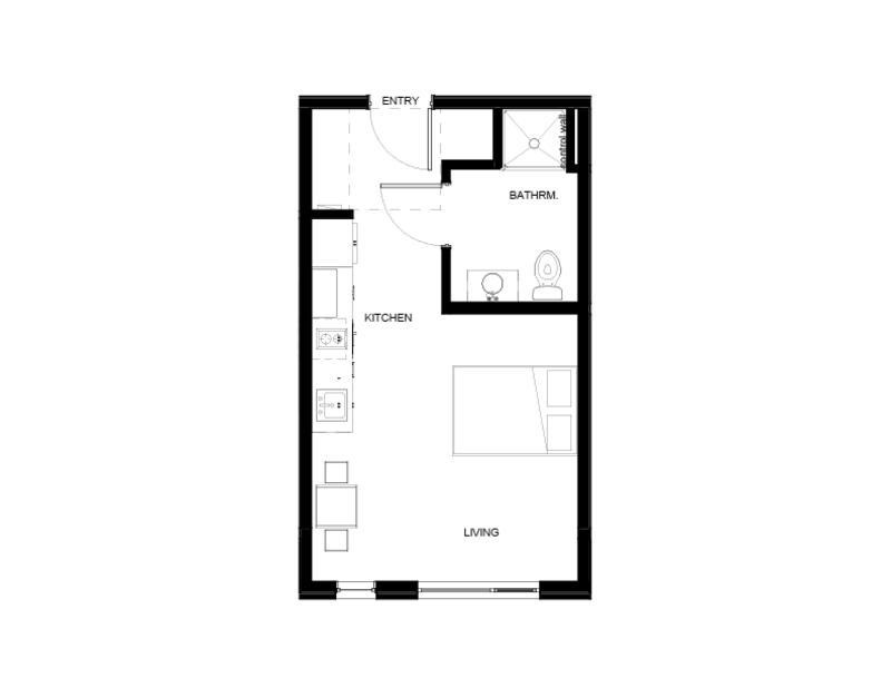 Studio floor plan