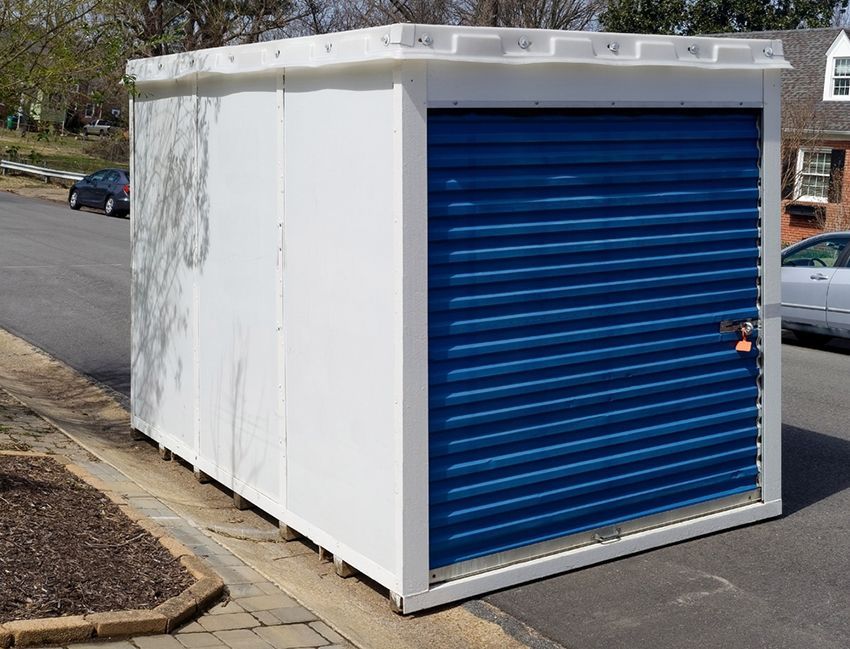 A Portable House With a Blue Door — NQ Trading in Townsville, QLD