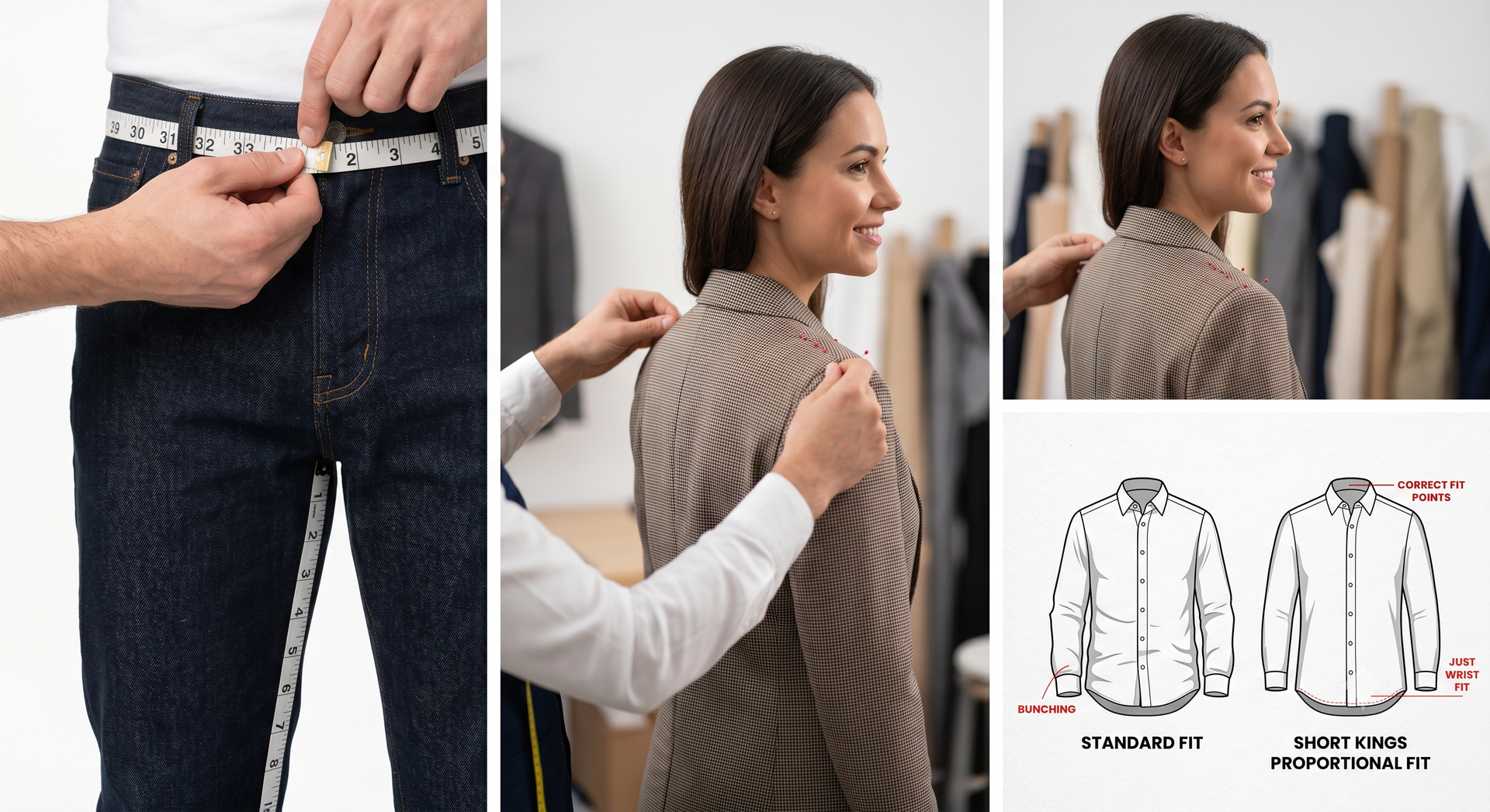 Cost of tailoring clothes for shorter men infographic by The Short Kings