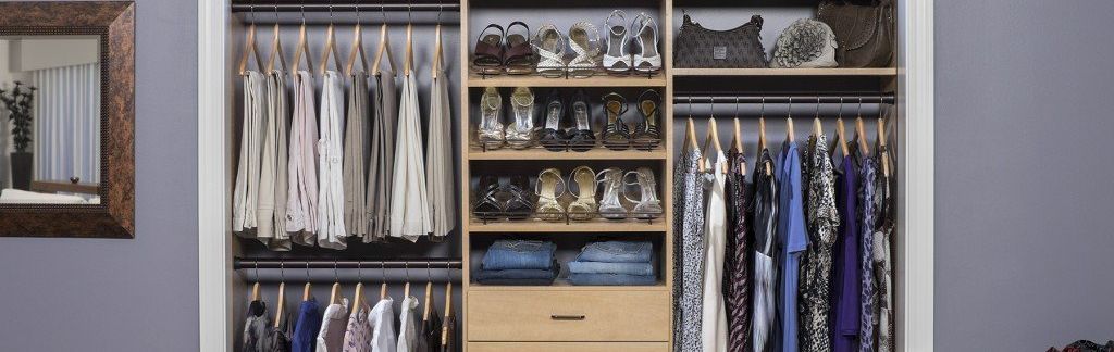 custom reach in closet system