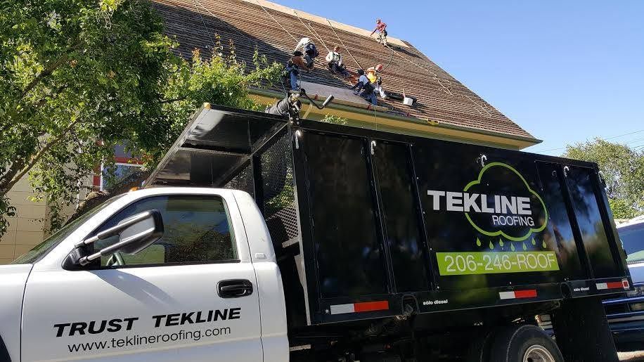 Tekline Roofing Seattle WA project proof — finished puget sound roofing