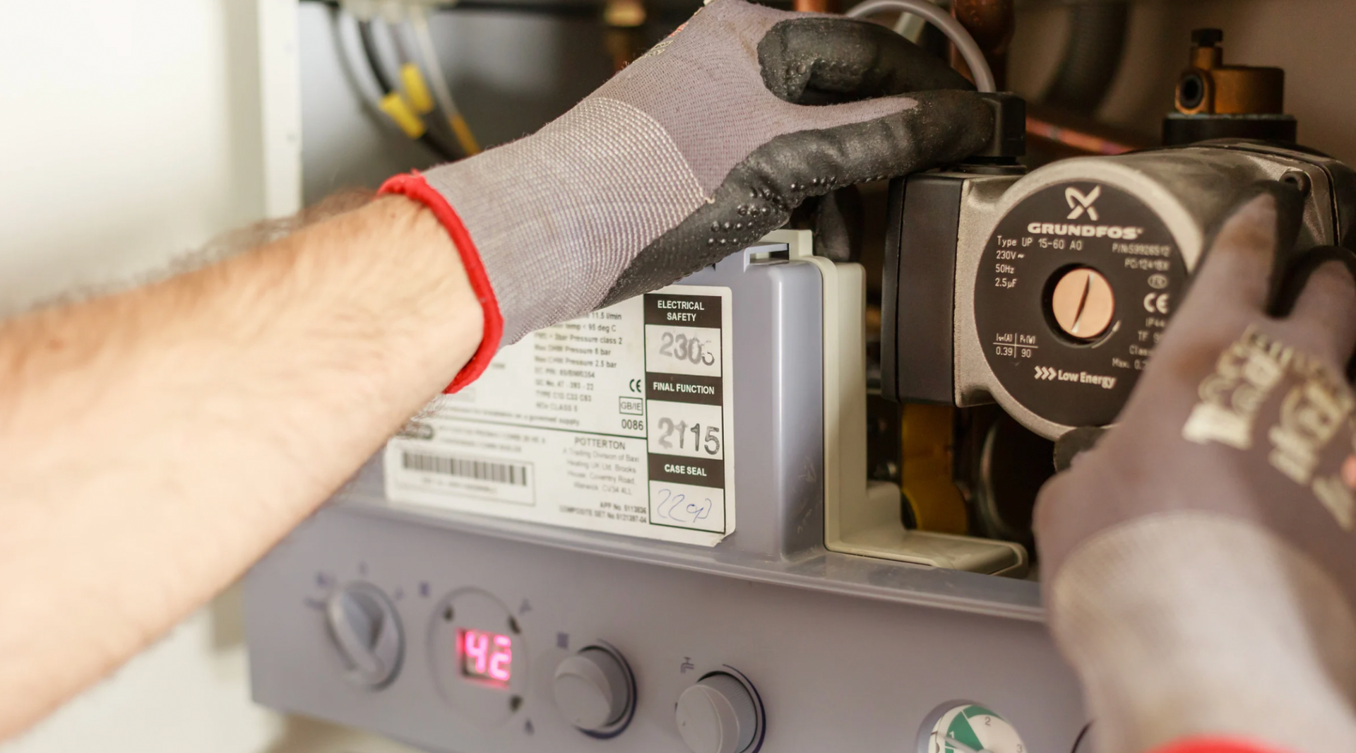 What does L2 mean on a boiler?