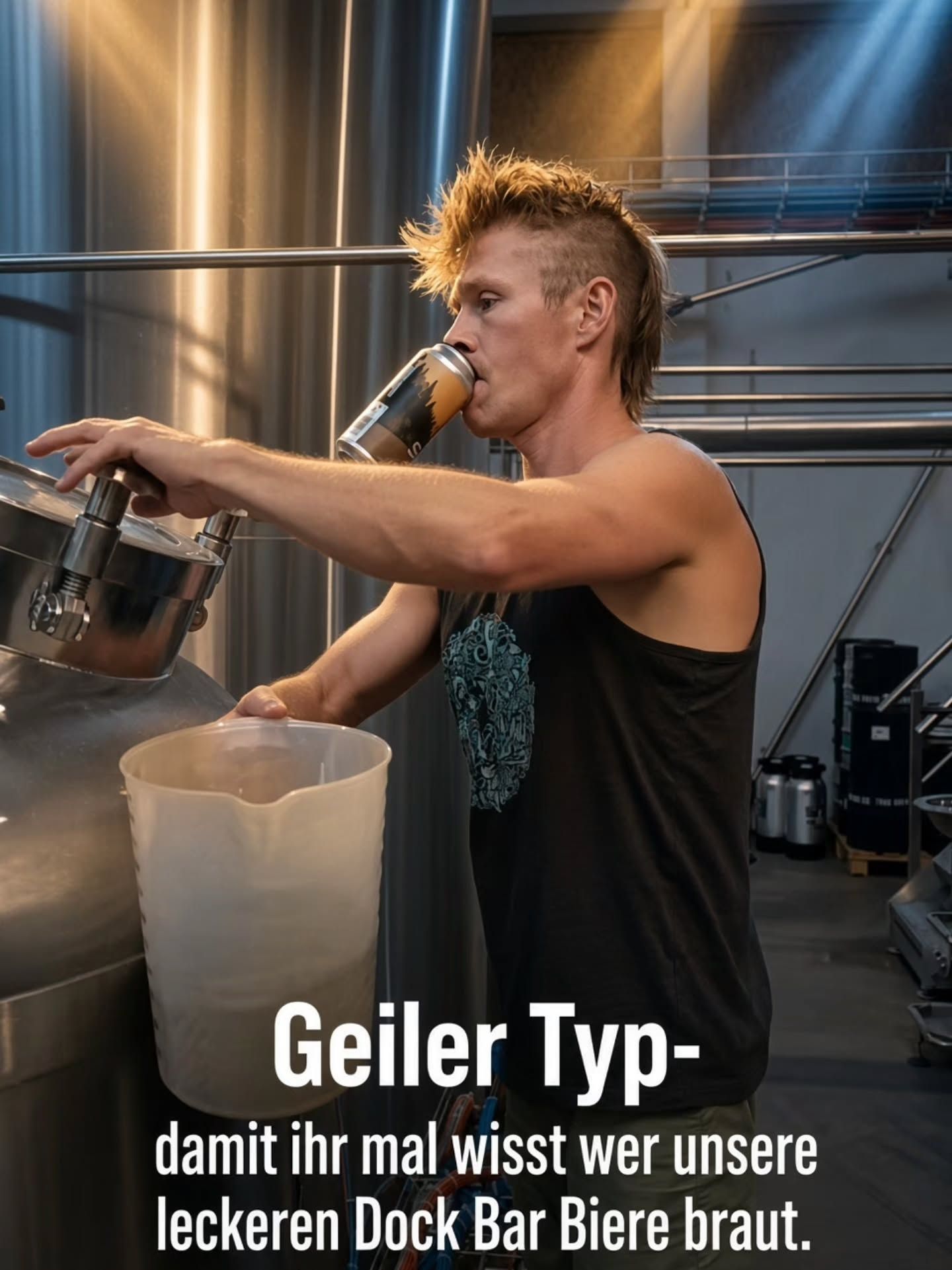 Bryan von Yankee & Kraut in der Brauerei – vollständiges Foto