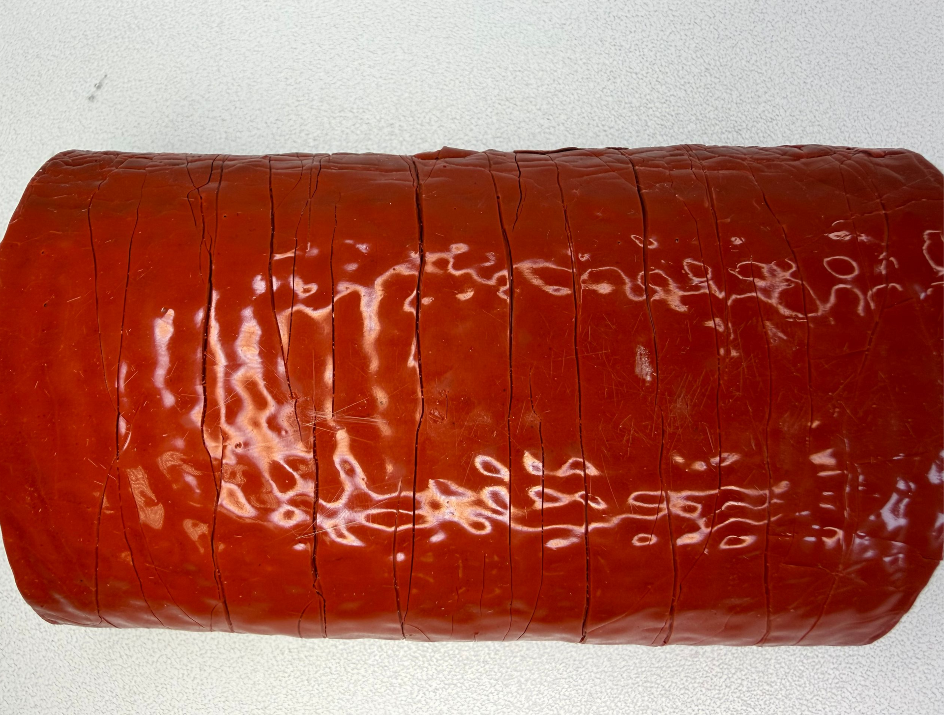 Severely cracked firesleeve due to high operating temperatures 