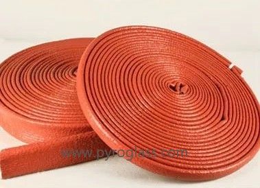 Product photo of two coils of Firesleeve - (Product Code: PGH.20/ROSP) courtesy of Pyroglass Ltd