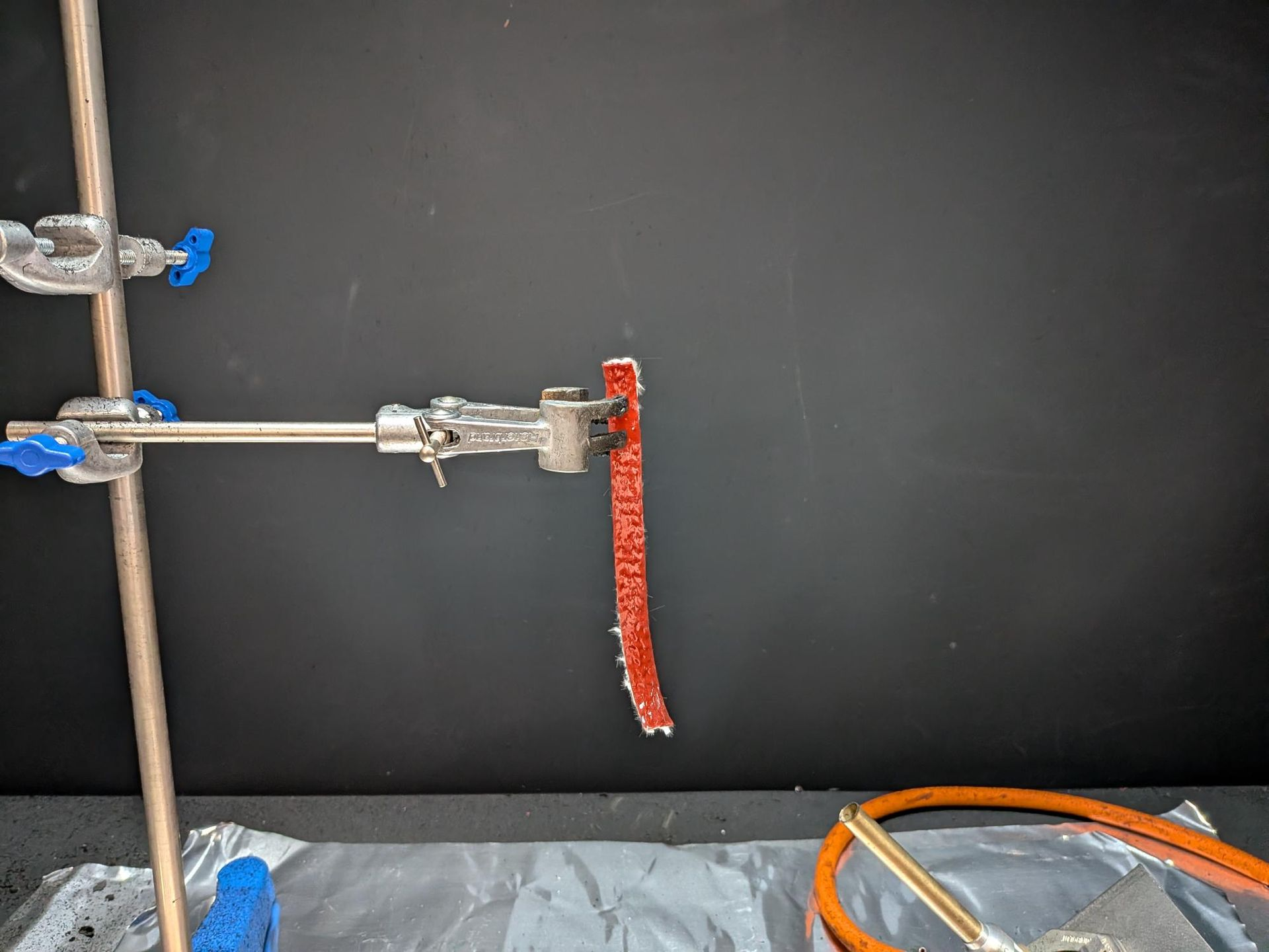 Pyrosleeve PGH.20/ROS during UL 94 50W vertical flame test in August 2026