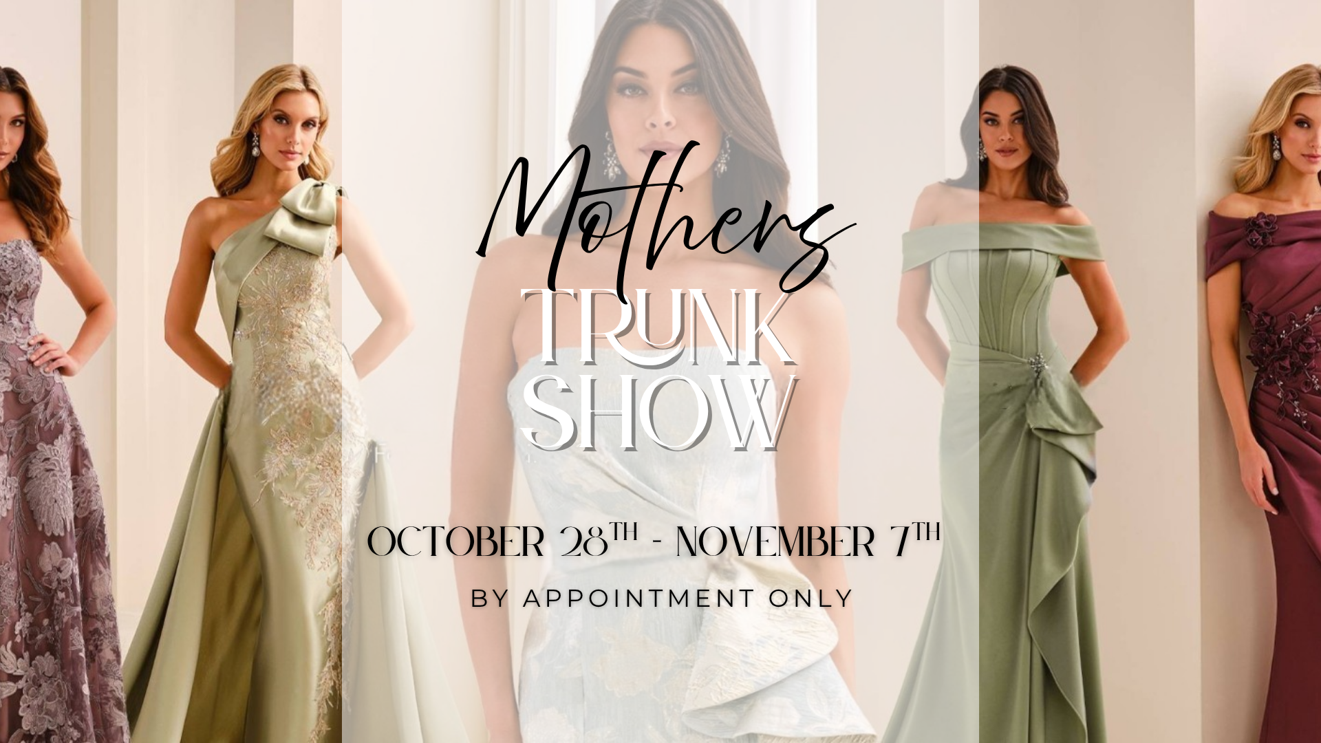 Mother of the Bride & Groom Wedding Gowns Trunk Show at Dress Your Fancy Bridal Boutique