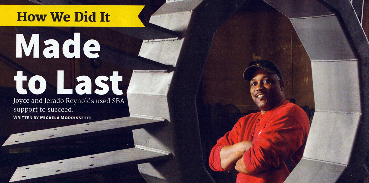 Jerado Reynolds Featured in SBA  Resource Guide 