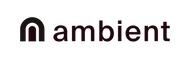 Ambient logo: Black stylized 