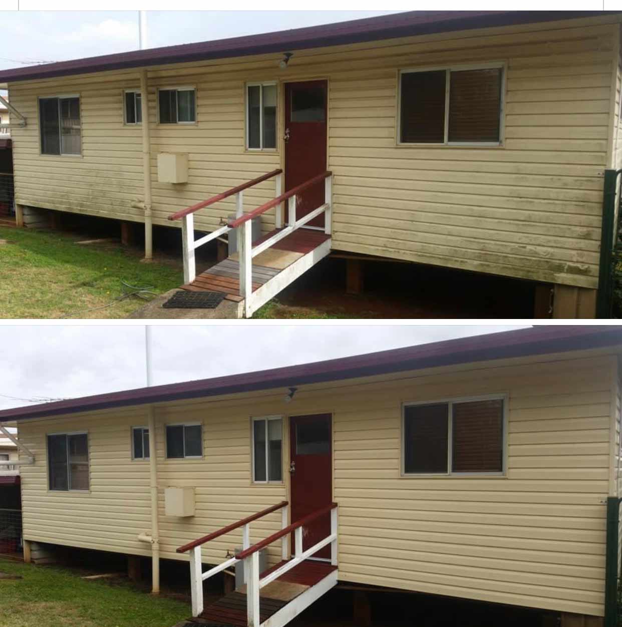 Before and After Clean in House — O & D House Wash & Cleaning Services in Glenvale, QLD