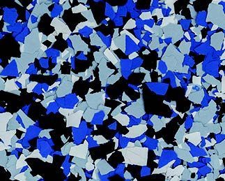 Flake Epoxy Flooring - Color = Orbit