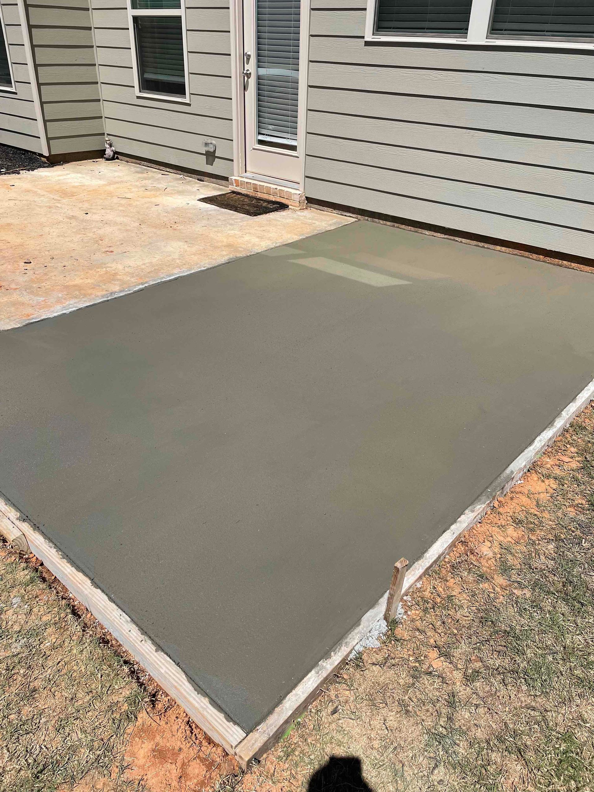 The Masonry Path Snellville Masonry concrete driveway pour