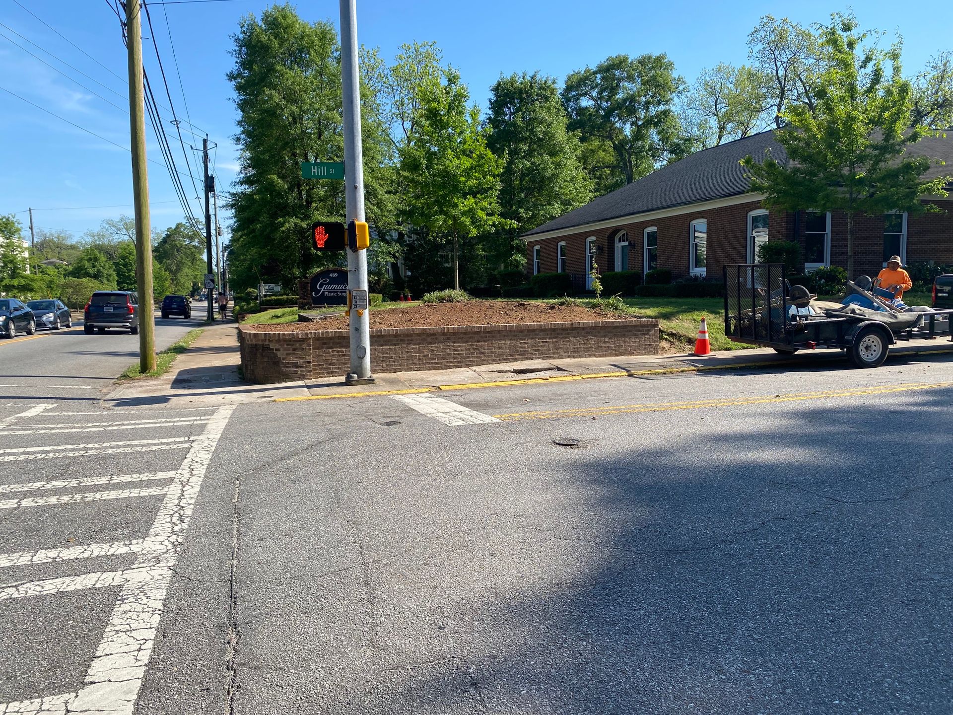 The Masonry Path Snellville retaining wall build
