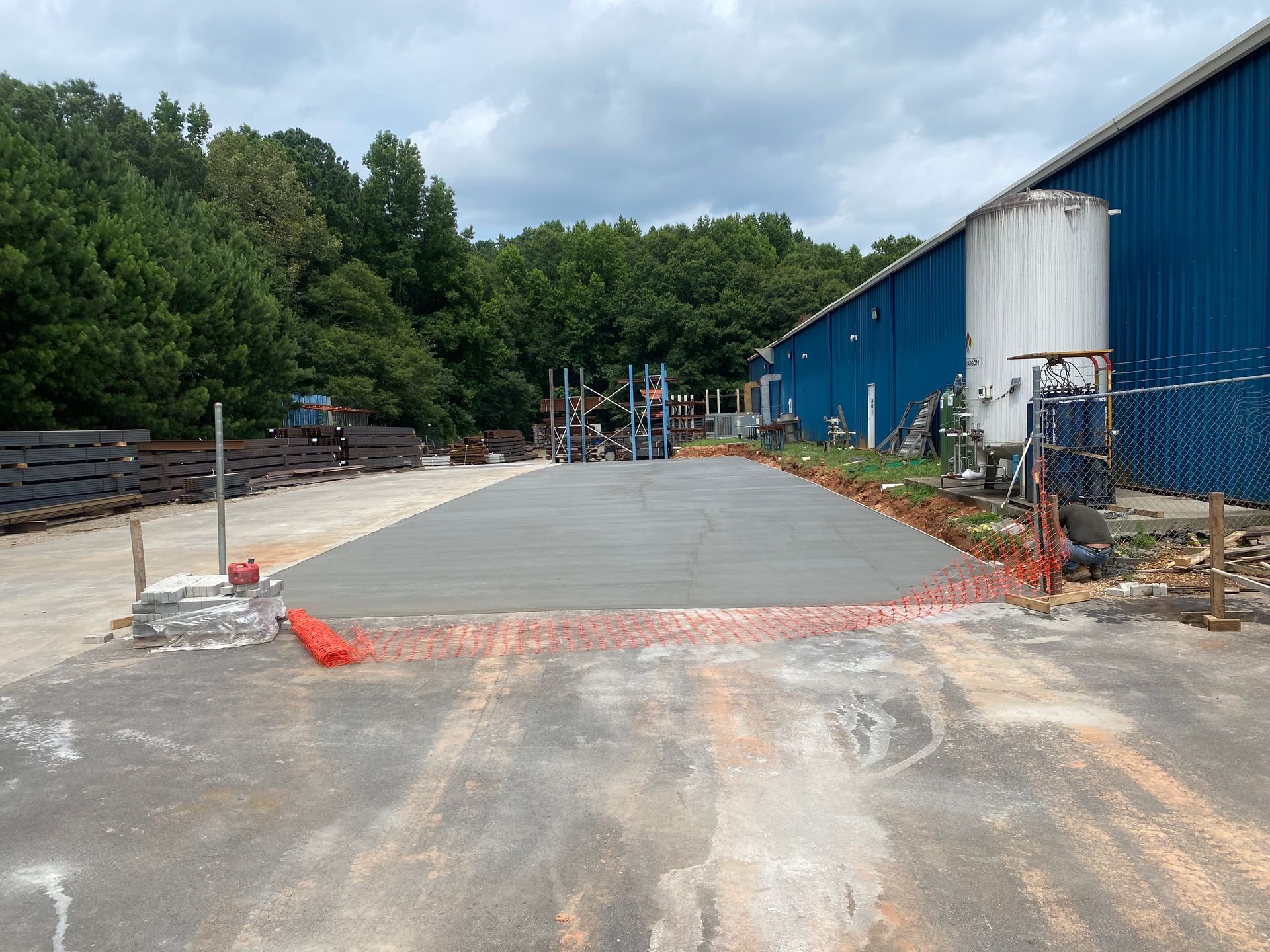 The Masonry Path Snellville commercial concrete pour