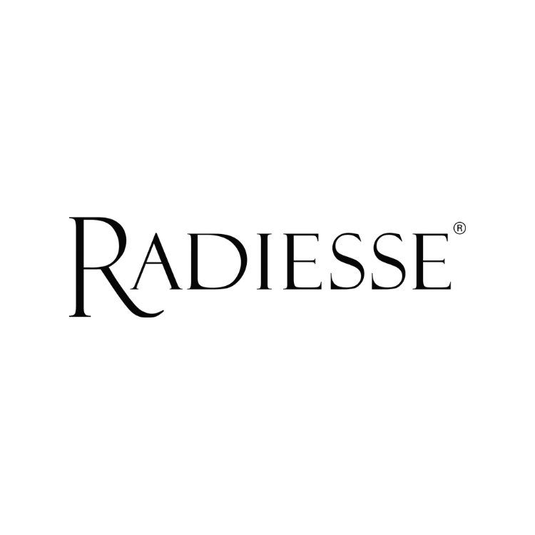 RADIESSE logo in black text on a white background