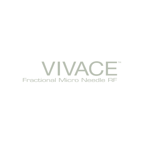 VIVACE logo with “Fractional Micro Needle RF” on a white background