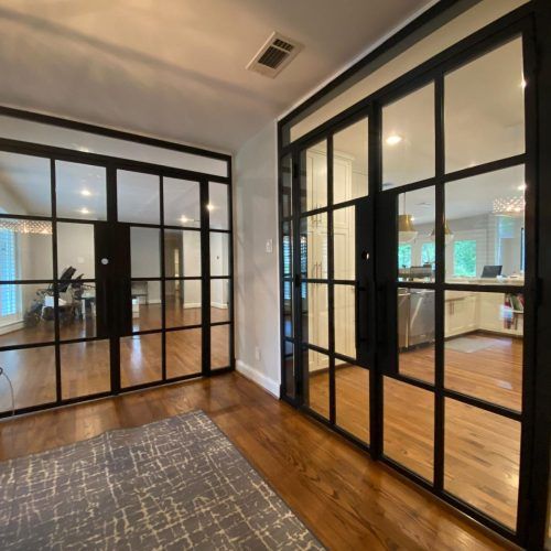interior iron door