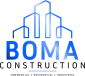 Blue BOMA Construction logo