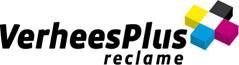 VerheesPlus reclame logo with colored cubes.