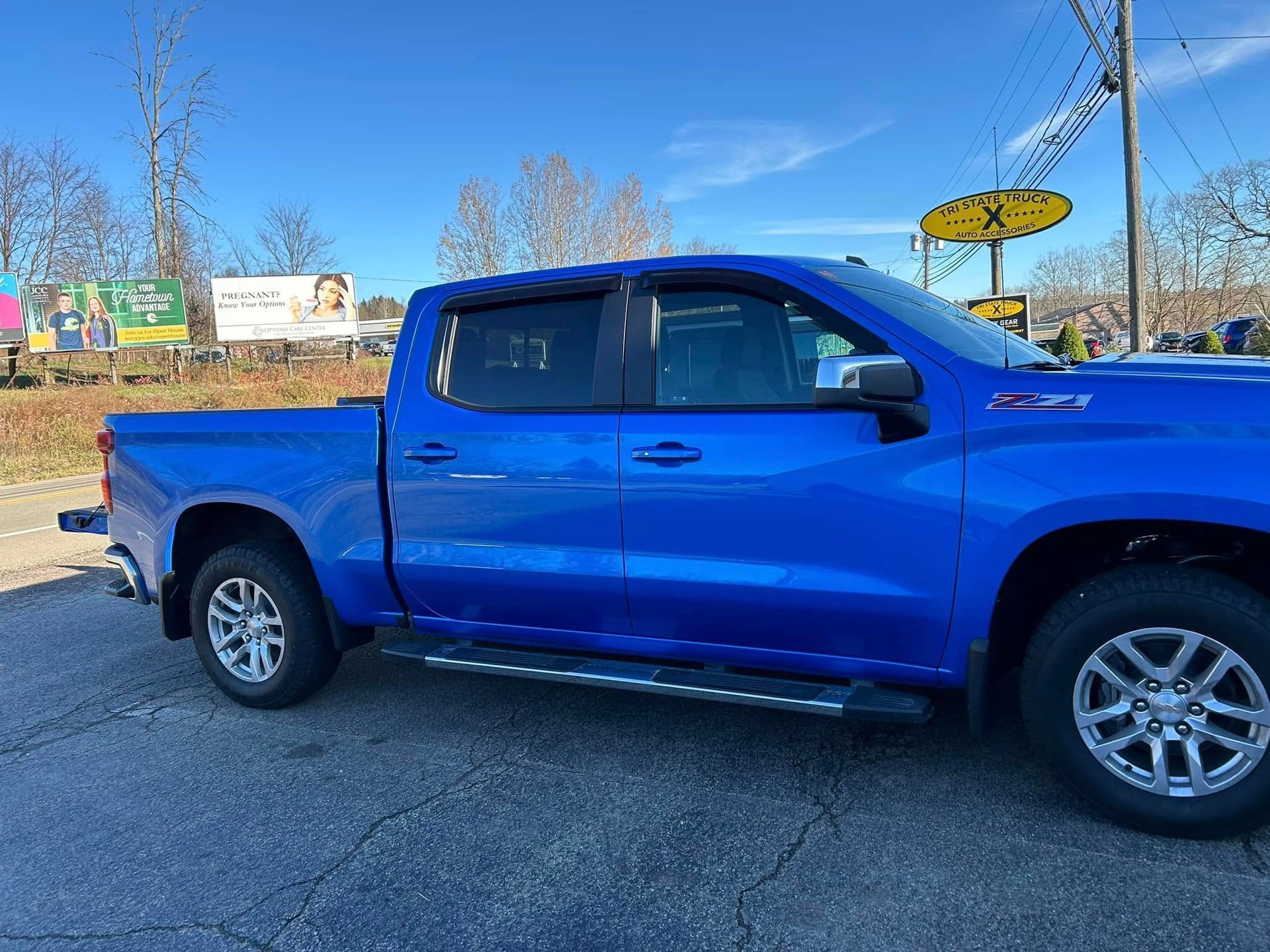 blue van