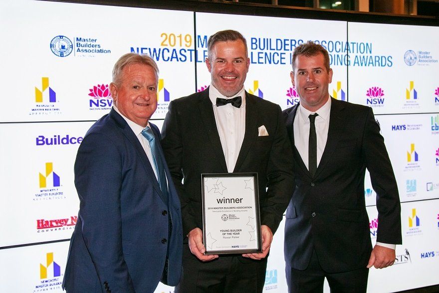 2019 Master Builders Association Builder of the year Award winner Rowan Parker from Coastline Builders & Designers