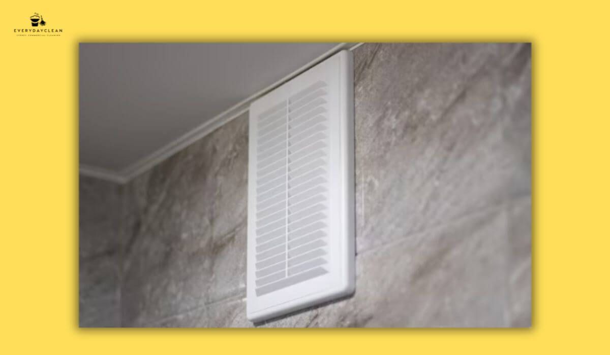 bathroom ventilation fan window open