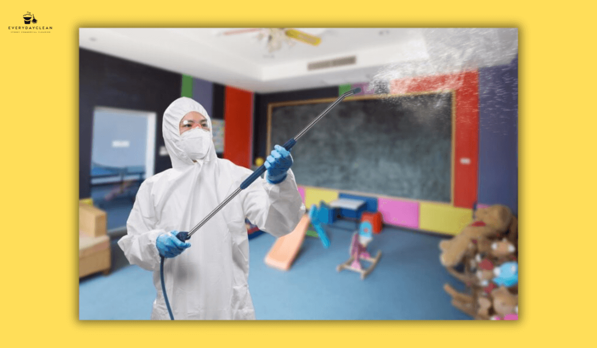 childcare centre sanitizing
