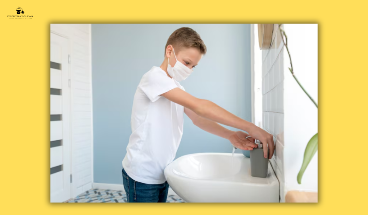 childcare washroom sanitising
