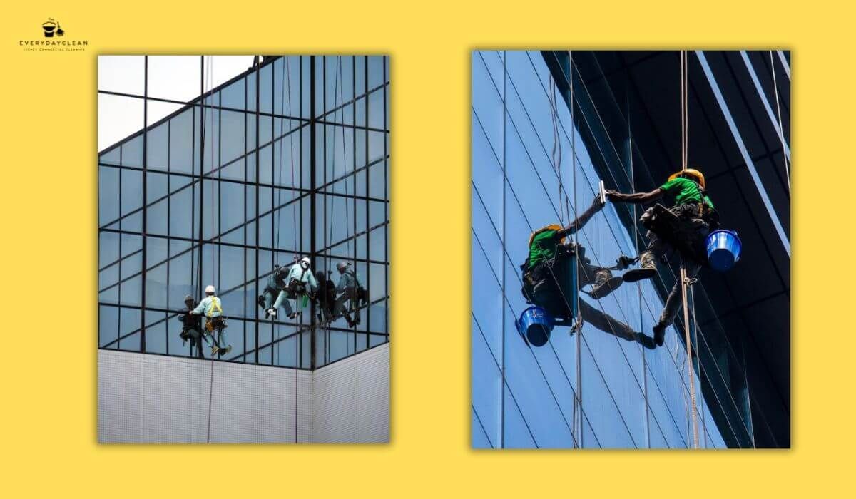 safety at height cleaning