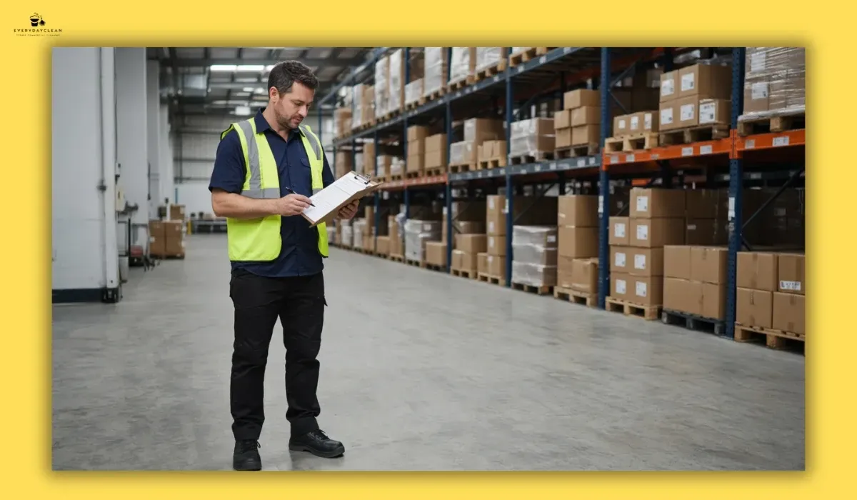Warehouse cleaning checklist for daily, weekly and monthly cleaning tasks