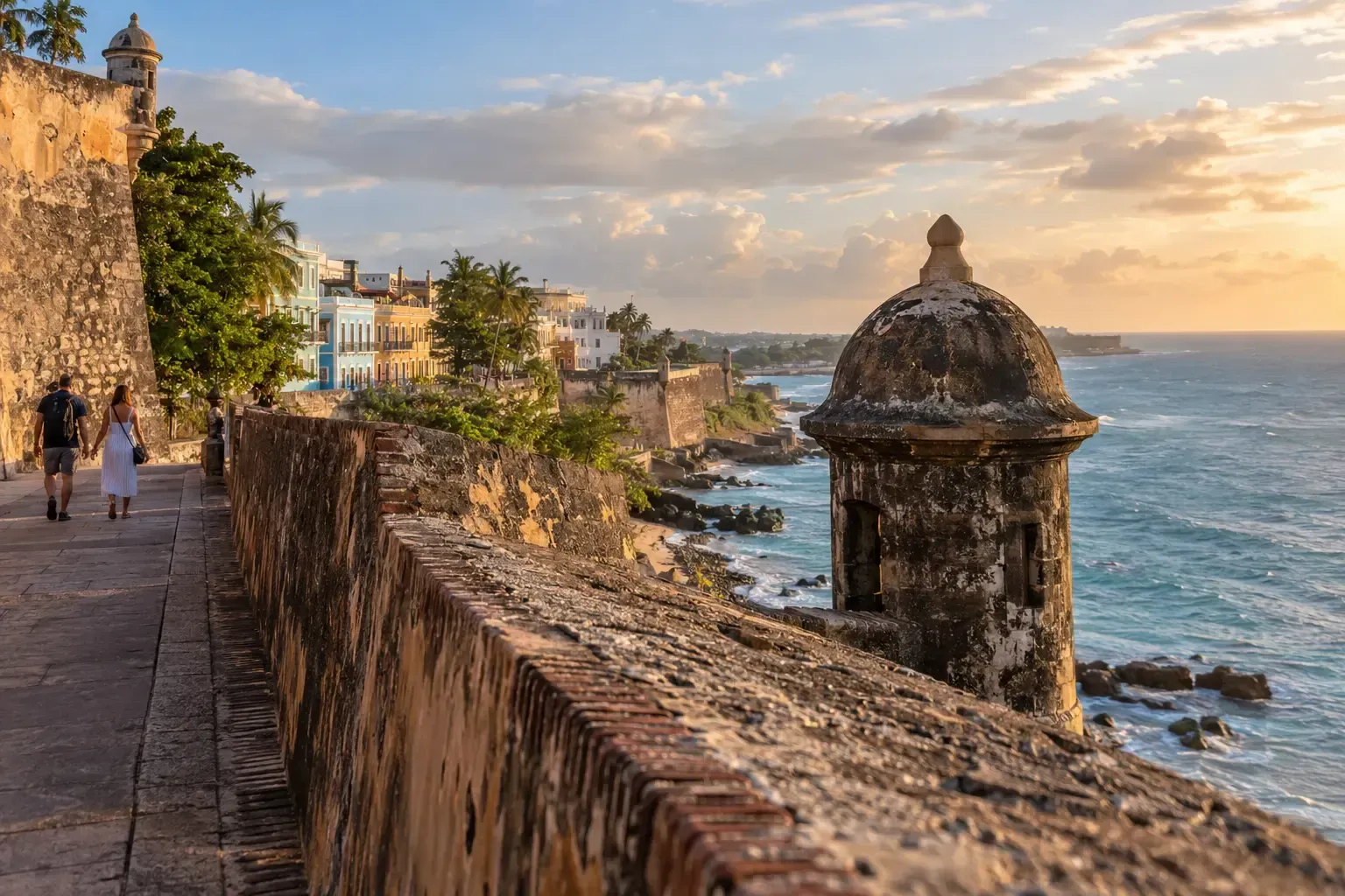 Interpretación con IA del paisaje costero de Puerto Rico