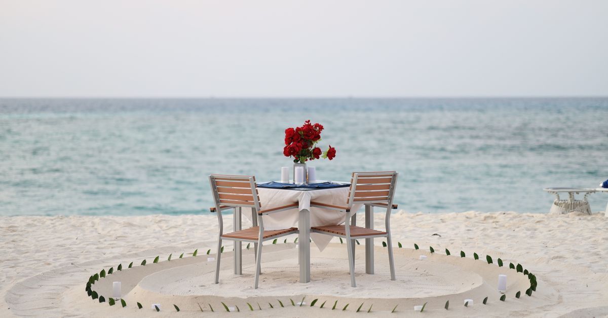 Maldives special occasion holiday with luxury beach dining and overwater villas