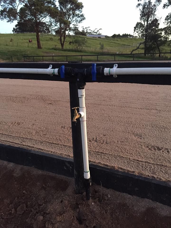 A pipe with a faucet attached to it
