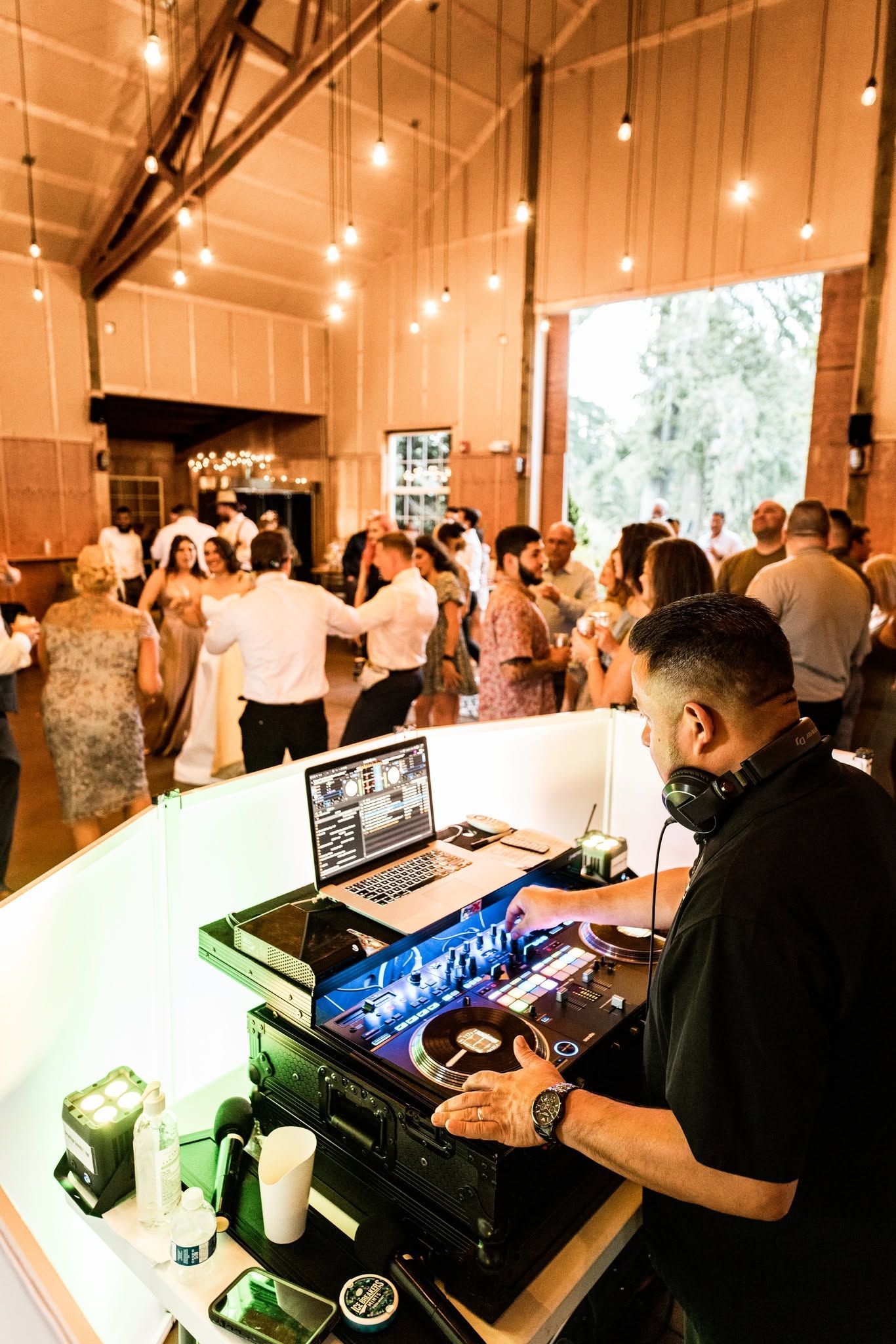Wedding reception dance floor