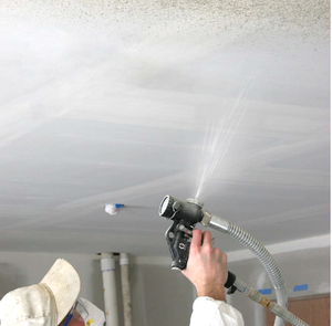 Spraying Drywall Texture