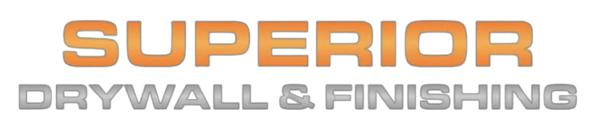 Logo for Superior Drywall & Finishing, orange 