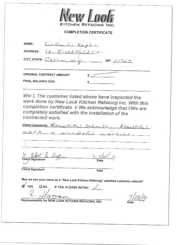 New Look Kitchen Refacing Reviews