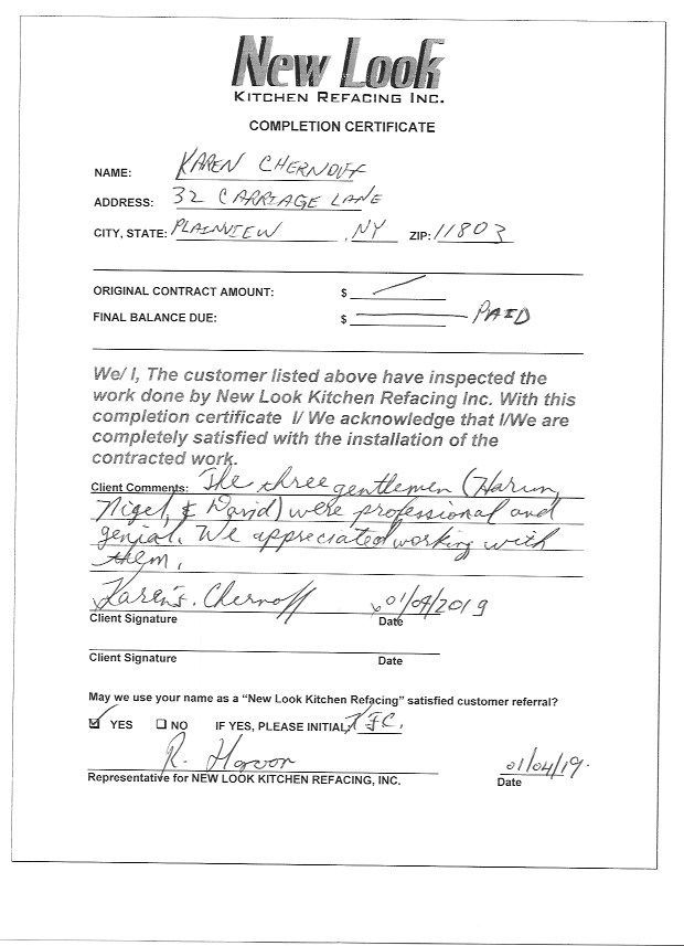 New Look Kitchen Refacing Reviews