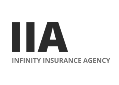 Logo for Infinity Insurance Agency, with black “IIA” initials above the company name.