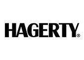 Hagerty logo in bold black text on a white background