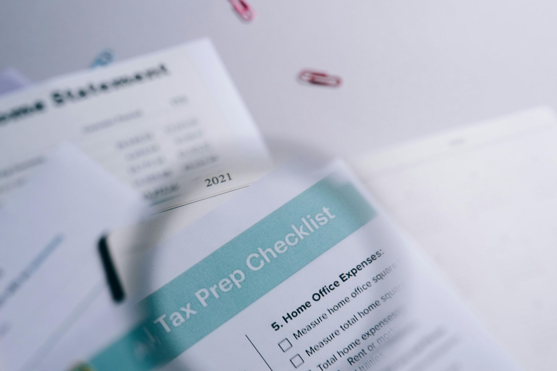 Image of tax papers