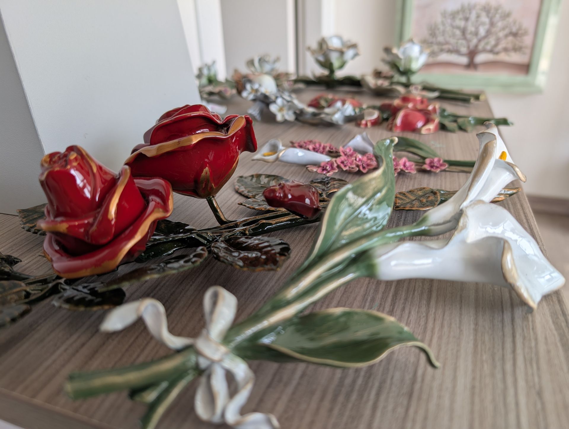 fiori in ceramica