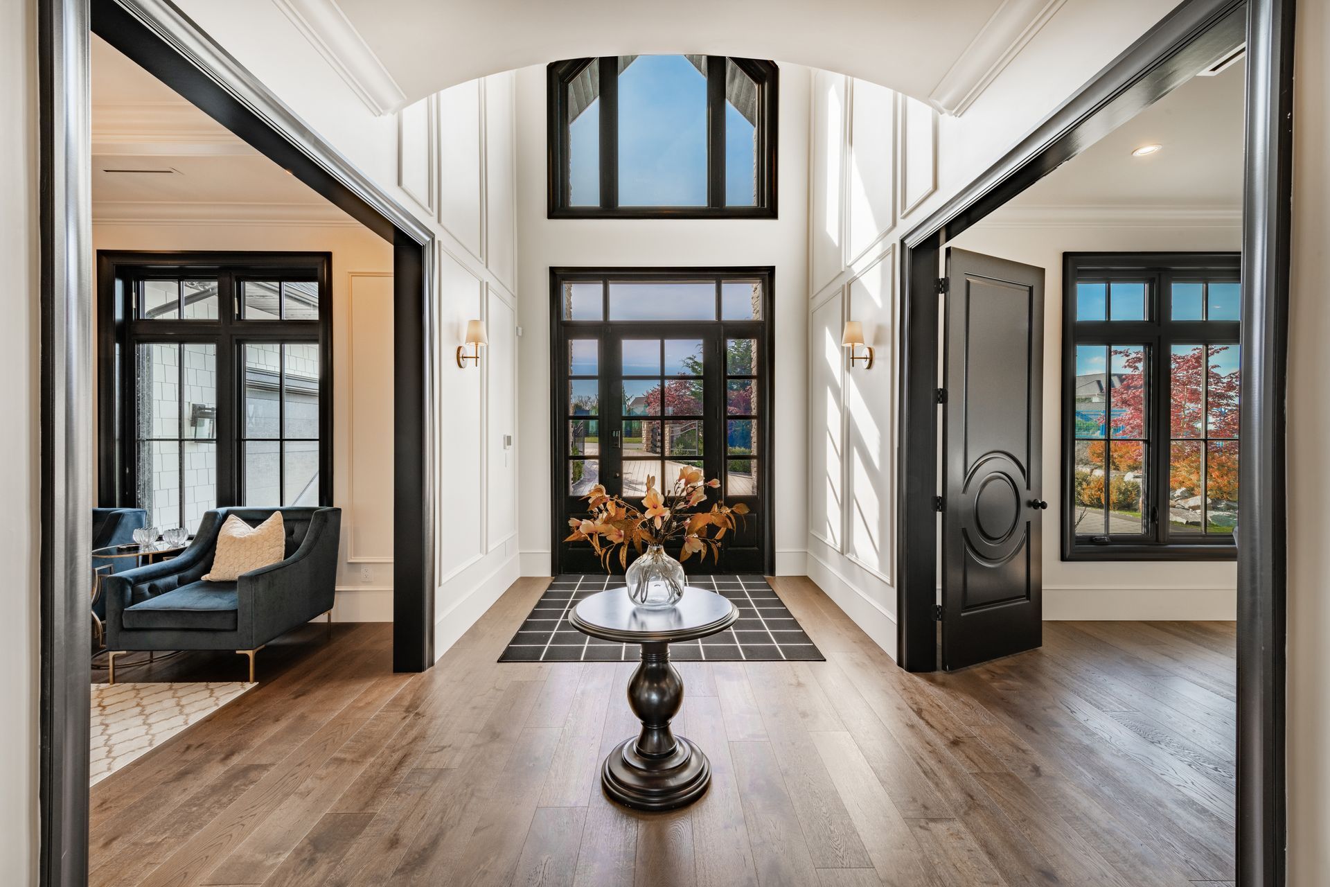 An elegant home entryway