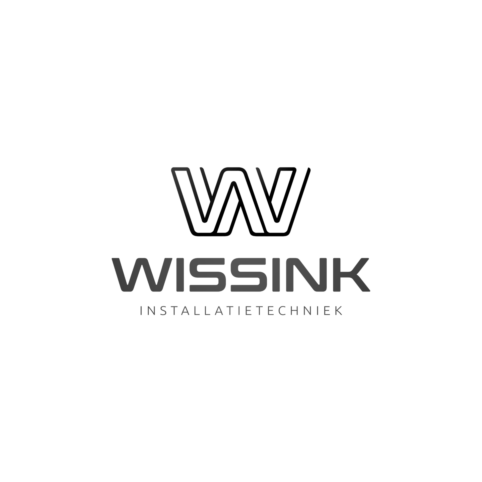 Logo for Wissink Installatietechniek, featuring a stylized